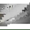 Mexen Kioto+ L ścianka prysznicowa z półką Walk-in 110 x 200 cm, szron, gun metal - 800-110-123-95-30