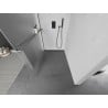 Mexen Kioto+ L ścianka prysznicowa z półką Walk-in 70 x 200 cm, szron, gun metal - 800-070-123-95-30