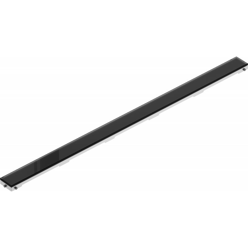 Mexen Flat MGB maskownica do odpływu liniowego 90 cm, czarne szkło - 1026090