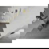 Mexen Kioto+ L ścianka prysznicowa z półką Walk-in 90 x 200 cm, transparent/szron, złota - 800-090-123-50-35