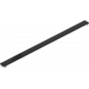 Mexen Flat MGB maskownica do odpływu liniowego 100 cm, czarne szkło - 1026100