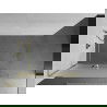Mexen Kioto+ L ścianka prysznicowa z półką Walk-in 90 x 200 cm, szron, złota - 800-090-123-50-30