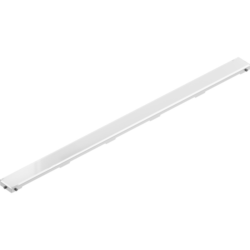 Mexen Flat MGW maskownica do odpływu liniowego 80 cm, białe szkło - 1027080