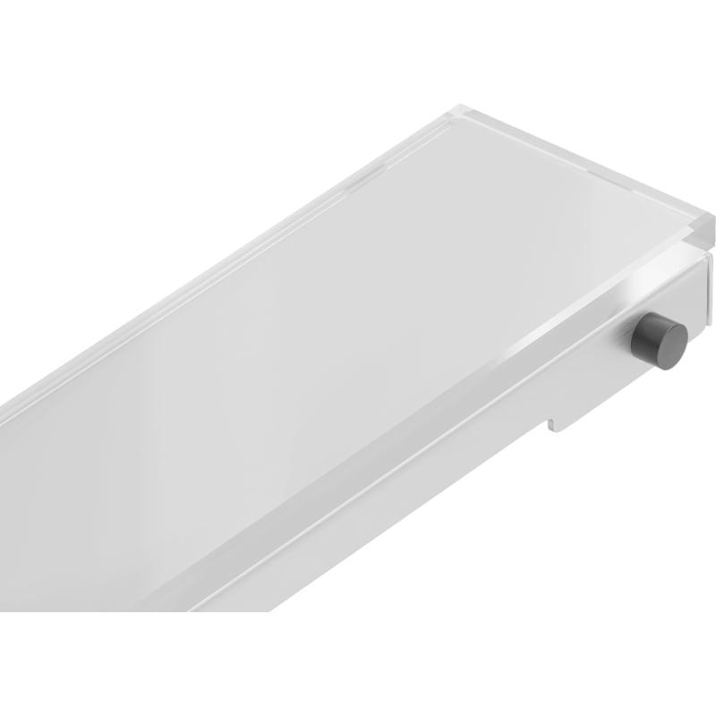 Mexen Flat MGW maskownica do odpływu liniowego 100 cm, białe szkło - 1027100