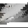 Mexen Kioto+ L ścianka prysznicowa z półką Walk-in 100 x 200 cm, czarna ramka, gun metal - 800-100-123-95-70