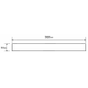 Mexen Flat M01 maskownica do odpływu liniowego 90 cm, złota - 1520090