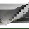 Mexen Kioto+ L ścianka prysznicowa z półką Walk-in 90 x 200 cm, grafit, złota szczotkowana - 800-090-123-55-40