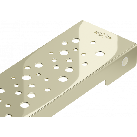 Mexen Flat M12 maskownica do odpływu liniowego 80 cm, złota - 1521080