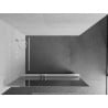 Mexen Kioto+ L ścianka prysznicowa z półką Walk-in 80 x 200 cm, lustro, biała - 800-080-123-20-50