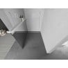 Mexen Kioto+ L ścianka prysznicowa z półką Walk-in 90 x 200 cm, lustro, biała - 800-090-123-20-50