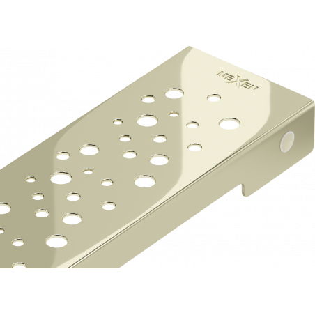 Mexen Flat M12 maskownica do odpływu liniowego 100 cm, złota - 1521100