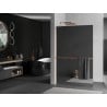 Mexen Kioto+ L ścianka prysznicowa z półką Walk-in 70 x 200 cm, lustro, miedź szczotkowana - 800-070-123-65-50