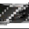 Mexen Kioto+ L ścianka prysznicowa z półką Walk-in 100 x 200 cm, lustro, różowe złoto - 800-100-123-60-50