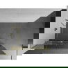 Mexen Kioto+ L ścianka prysznicowa z półką Walk-in 80 x 200 cm, lustro, złota - 800-080-123-50-50