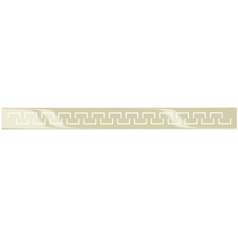 Mexen Flat M15 maskownica do odpływu liniowego 70 cm, złota - 1524070