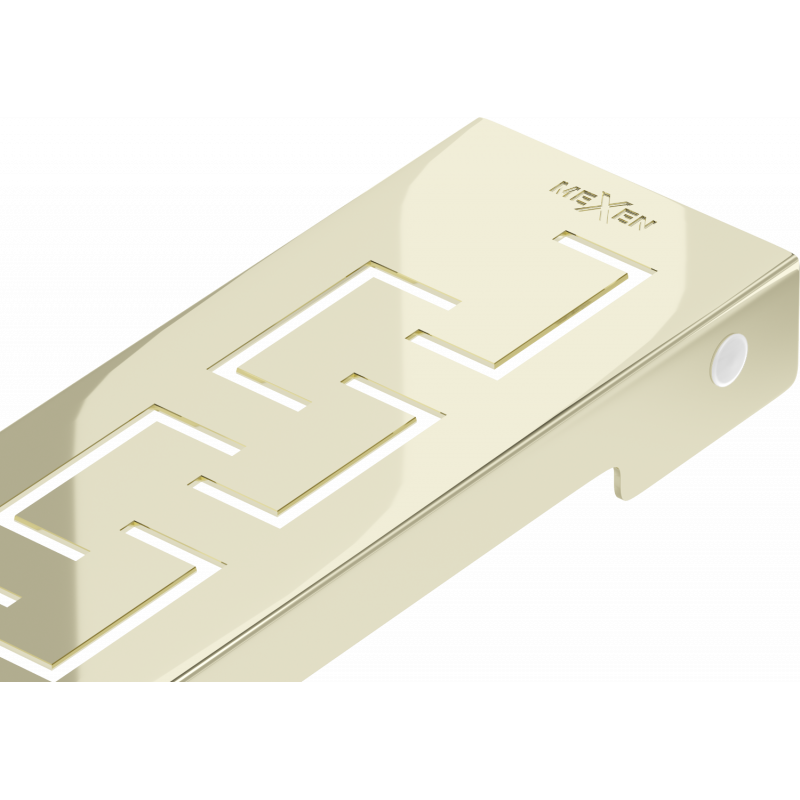 Mexen Flat M15 maskownica do odpływu liniowego 70 cm, złota - 1524070