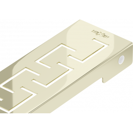 Mexen Flat M15 maskownica do odpływu liniowego 70 cm, złota - 1524070