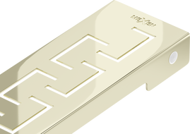 Mexen Flat M15 maskownica do odpływu liniowego 70 cm, złota - 1524070