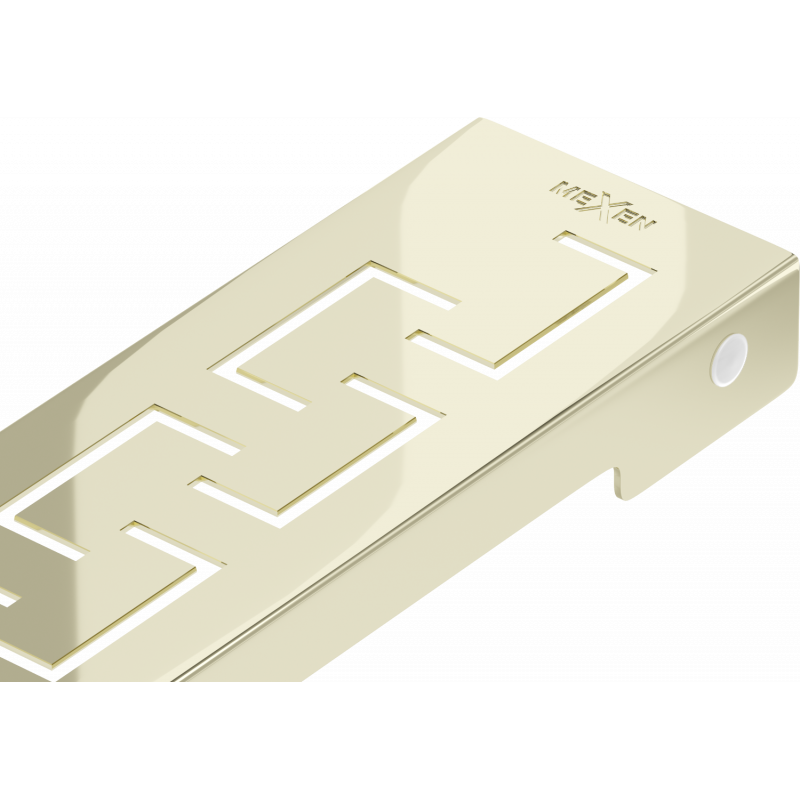 Mexen Flat M15 maskownica do odpływu liniowego 90 cm, złota - 1524090