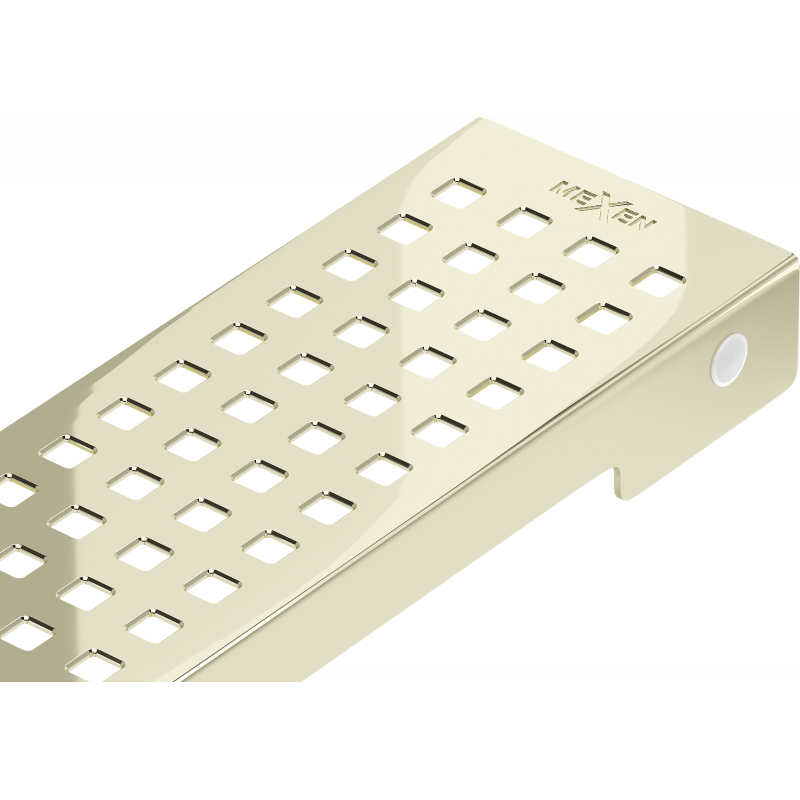 Mexen Flat M08 maskownica do odpływu liniowego 80 cm, złota - 1525080