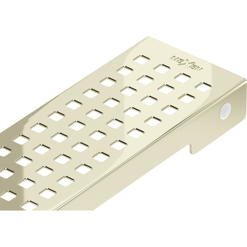 Mexen Flat M08 maskownica do odpływu liniowego 90 cm, złota - 1525090