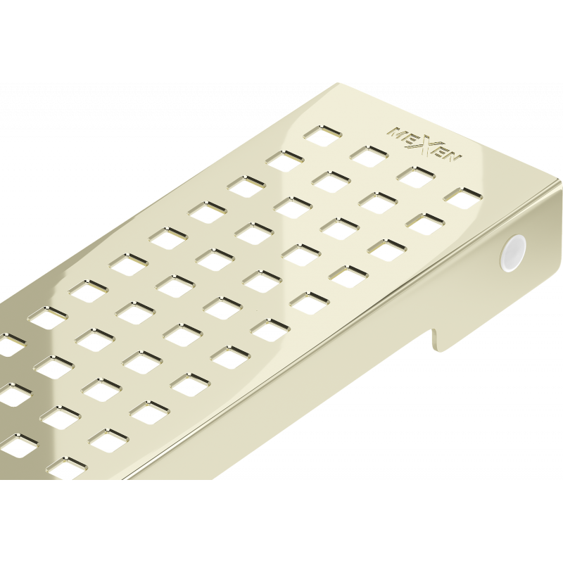 Mexen Flat M08 maskownica do odpływu liniowego 100 cm, złota - 1525100