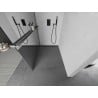 Mexen Kioto+ L ścianka prysznicowa z półką Walk-in 120 x 200 cm, lustro, gun metal - 800-120-123-95-50