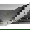 Mexen Kioto+ L ścianka prysznicowa z półką Walk-in 90 x 200 cm, czarny wzór, złota - 800-090-123-50-78