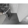 Mexen Kioto+ L ścianka prysznicowa z półką Walk-in 100 x 200 cm, biały wzór, biała - 800-100-123-20-85