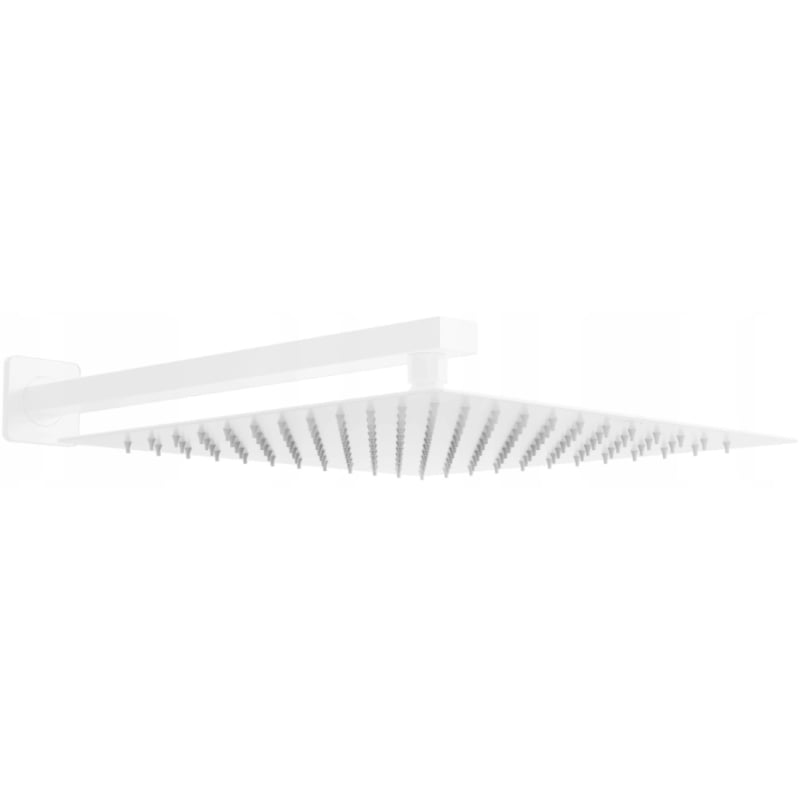 Mexen Slim deszczownica 30 x 30 cm z ramieniem prysznicowym, biała - 79130112-20