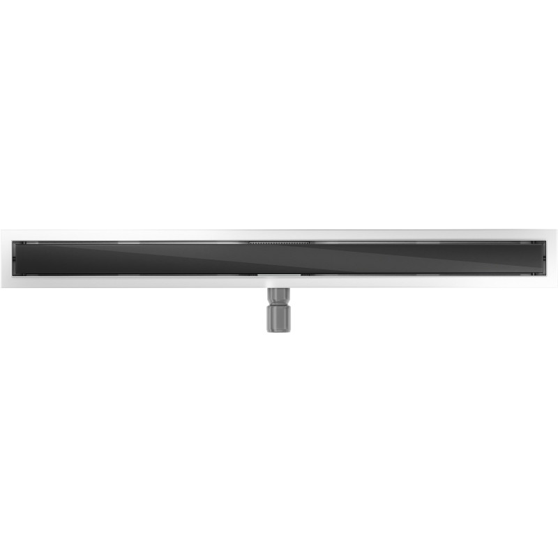 Mexen Flat MGB odpływ liniowy 100 cm, czarne szkło - 1026100-15