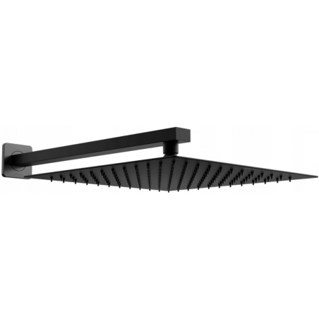 Mexen Slim deszczownica 30 x 30 cm z ramieniem prysznicowym, czarna - 79130112-70