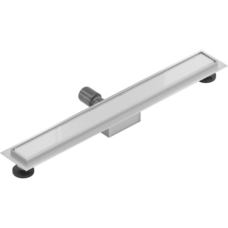 Mexen Flat MGW odpływ liniowy 70 cm, białe szkło - 1027070-15