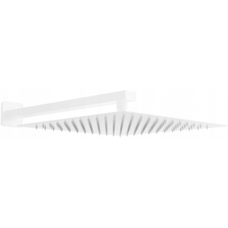 Mexen Slim deszczownica 25 x 25 cm z ramieniem prysznicowym, biała - 79125112-20