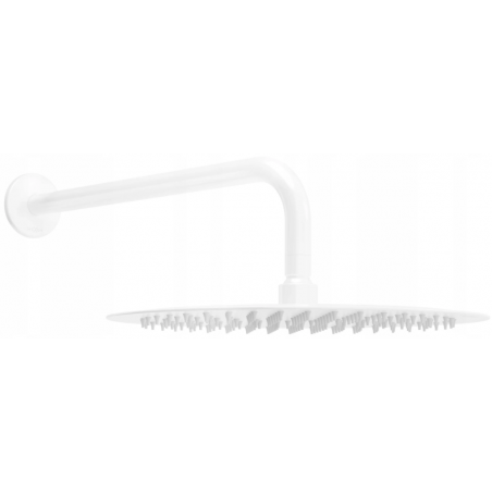 Mexen Slim deszczownica 25 cm z ramieniem prysznicowym, biała - 79225211-20