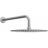 Mexen Slim deszczownica 25 cm z ramieniem prysznicowym, gun gray szczotkowany - 79225211-66