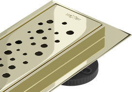 Mexen Flat M12 odpływ liniowy 100 cm, złoty - 1521100-15