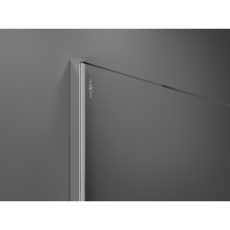 Mexen Kioto ścianka prysznicowa Walk-in 120 x 70 cm, transparent, chrom - 800-120-202-01-00-070