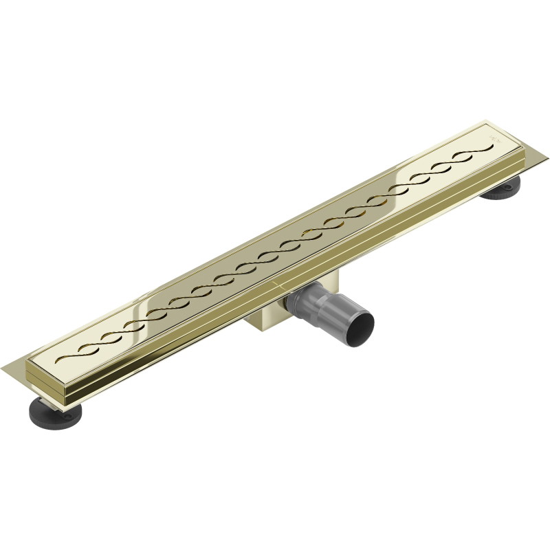 Mexen Flat M18 odpływ liniowy 50 cm, złoty - 1523050-15