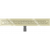 Mexen Flat M15 odpływ liniowy 50 cm, złoty - 1524050-15