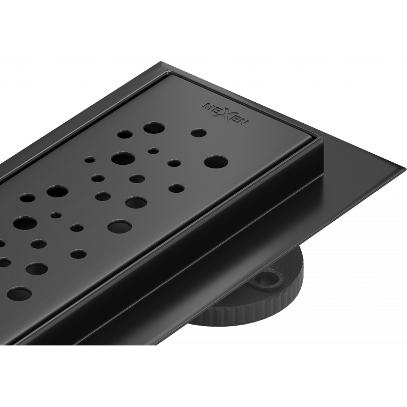 Mexen Flat M12 odpływ liniowy 50 cm, czarny - 1721050-15