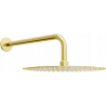 Mexen Slim deszczownica 30 cm z ramieniem prysznicowym, złota - 79230211-50