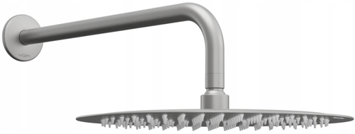 Mexen Slim deszczownica 30 cm z ramieniem prysznicowym, gun gray szczotkowany - 79230211-66