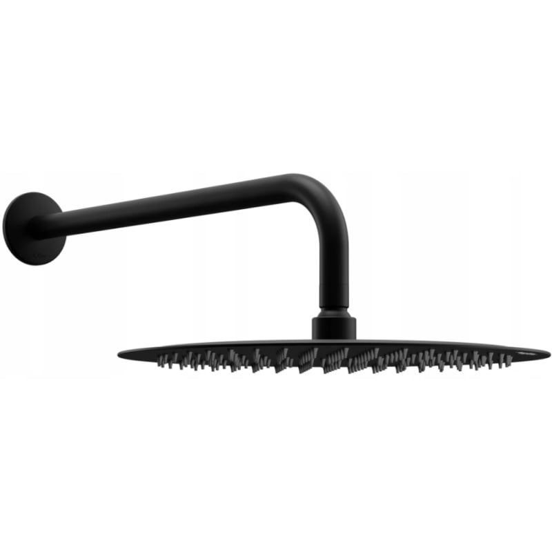 Mexen Slim deszczownica 30 cm z ramieniem prysznicowym, czarna - 79230211-70