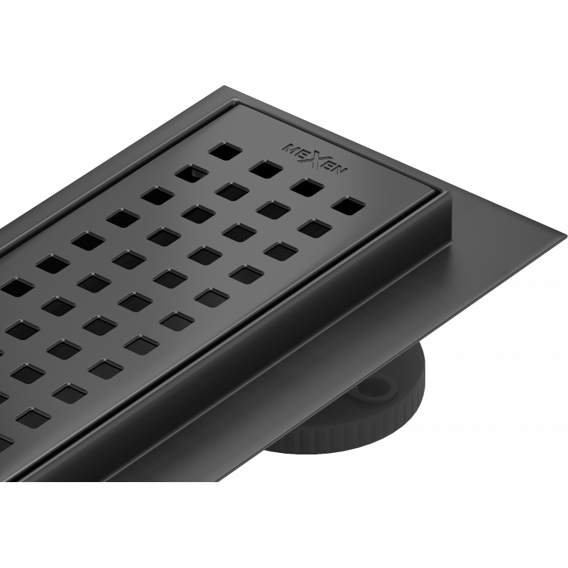 Mexen Flat M08 odpływ liniowy 50 cm, czarny - 1725050-15