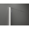 Mexen Kioto ścianka prysznicowa Walk-in 120 x 100 cm, transparent, biała - 800-120-202-20-00-100