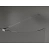 Mexen Kioto-R ścianka prysznicowa zaokrąglona Walk-in 90 x 200 cm, transparent 8 mm, chrom - 800-090-101-01-06