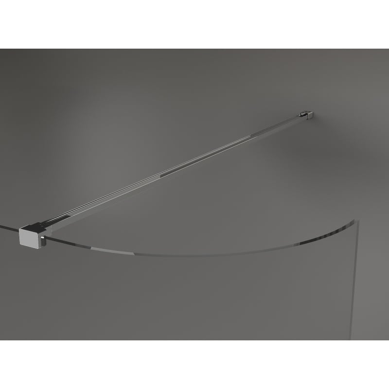Mexen Kioto-R ścianka prysznicowa zaokrąglona Walk-in 150 x 200 cm, transparent 8 mm, chrom - 800-150-101-01-06