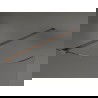 Mexen Kioto-R ścianka prysznicowa zaokrąglona Walk-in 160 x 200 cm, transparent 8 mm, różowe złoto - 800-160-101-60-06