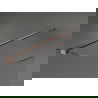 Mexen Kioto-R ścianka prysznicowa zaokrąglona Walk-in 90 x 200 cm, transparent 8 mm, miedź szczotkowana - 800-090-101-65-06